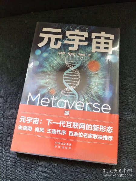 元宇宙：互联网的未来就是元宇宙(经济学家朱嘉明，金融博物馆理事长王巍作序推荐）