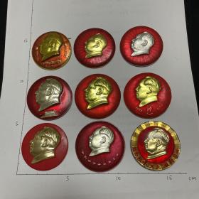 毛主席像章 5×5cm 金属 可打包可单拍欢迎了解