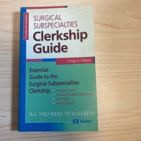 SURGICAL SUBSPECIALTIES Clerkship Guide
