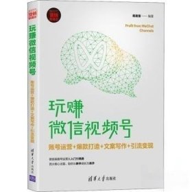 玩赚微信视频号：账号运营+爆款打造+文案写作+引流变现