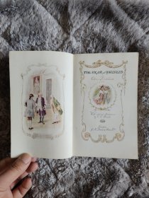 1904 Oliver Goldsmith - The Vicar of Wakefield 小说名著《威克斐牧师传》25张秀丽水彩插图 满堂烫金精装