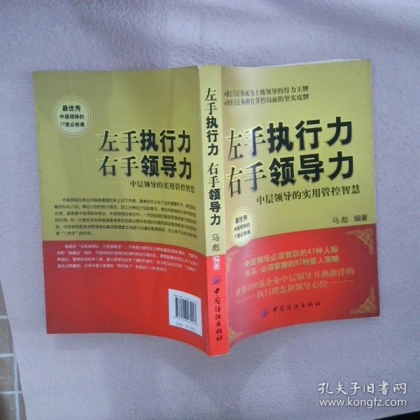 左手执行力，右手领导力：中层领导的实用管控智慧