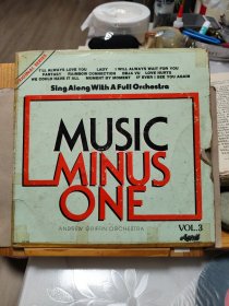 胶木唱片（直径30厘米）英文MUSIC MINUS 0NE V0Iume3