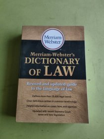 Merriam-Webster's Dictionary of Law