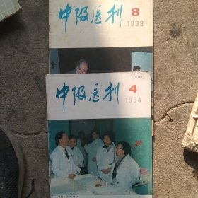 1993年中医医刊杂志2本合售如图