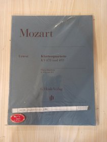 Mozart Piano Quartets KV.478 and 493 (Urtext) 莫扎特钢琴弦乐四重奏2首作品478和493附分谱（小提琴+中提琴+大提琴）（亨乐原版进口琴谱）