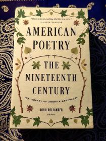 【美國文庫 或 五星文庫 本】《American Poetry：The Nineteenth Century》 
《美國十九世紀(jì)詩歌選》 （ 硬精裝附書盒一套兩冊 ）