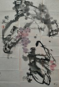 陕西著名画家，西安中国画院画家，省政协委员张臻