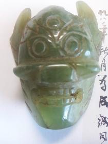 ！！古玩店收到一个玉雕刻，直径6mm贵气
