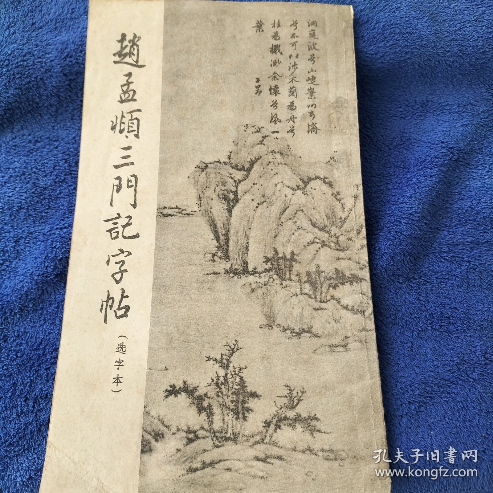 赵孟頫三门记字帖《选字版》