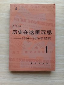 历史在这里沉思1：1966-1976年记实