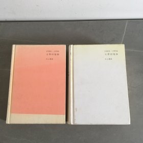 1989—1994文学回忆录（全2册）上下