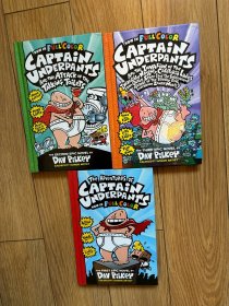 Color Edition Captain Underpants（3册合售 精装）