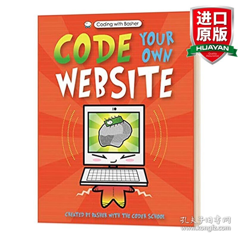 英文原版 Coding with Basher: Code Your Own Website建立自己的网站 英文版 进口英语原版书籍