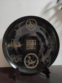中国文化瑰宝刻瓷盘