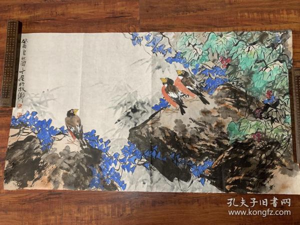 著名画家吴国亭老师花鸟作品