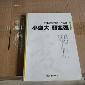 小变大 弱变强:中国市场营销的31个关键