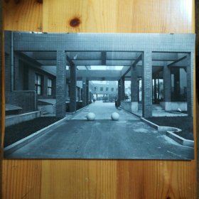 “中央美术学院校园一角”黑白老照片1张·尺寸不一·最大照片尺寸：280X190mm·详见书影·CDZPDP·04·10
