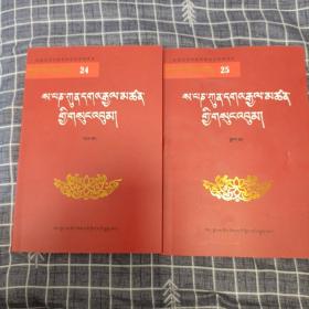 萨班贡嘎坚赞全集  中下两册