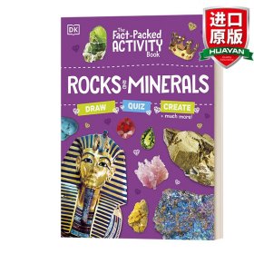 英文原版 The Fact-Packed Activity Book: Rocks and Minerals 岩石和矿物百科知识活动书 英文版 进口英语原版书籍