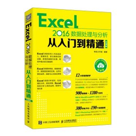 Excel 2016数据处理与分析从入门到精通  云课版