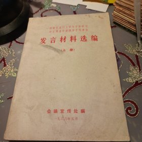 发言材料选编 （上册）