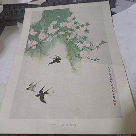 王叔晖画辑11碧桃飞燕
