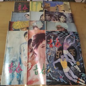 青春青年文学月刊82年（1-12期）