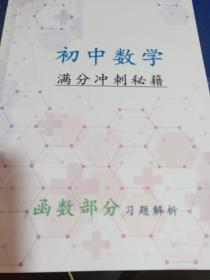 初中数学满分冲刺秘籍《函数部分+几何部分》