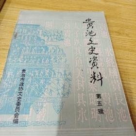 贵池文史资料第五辑