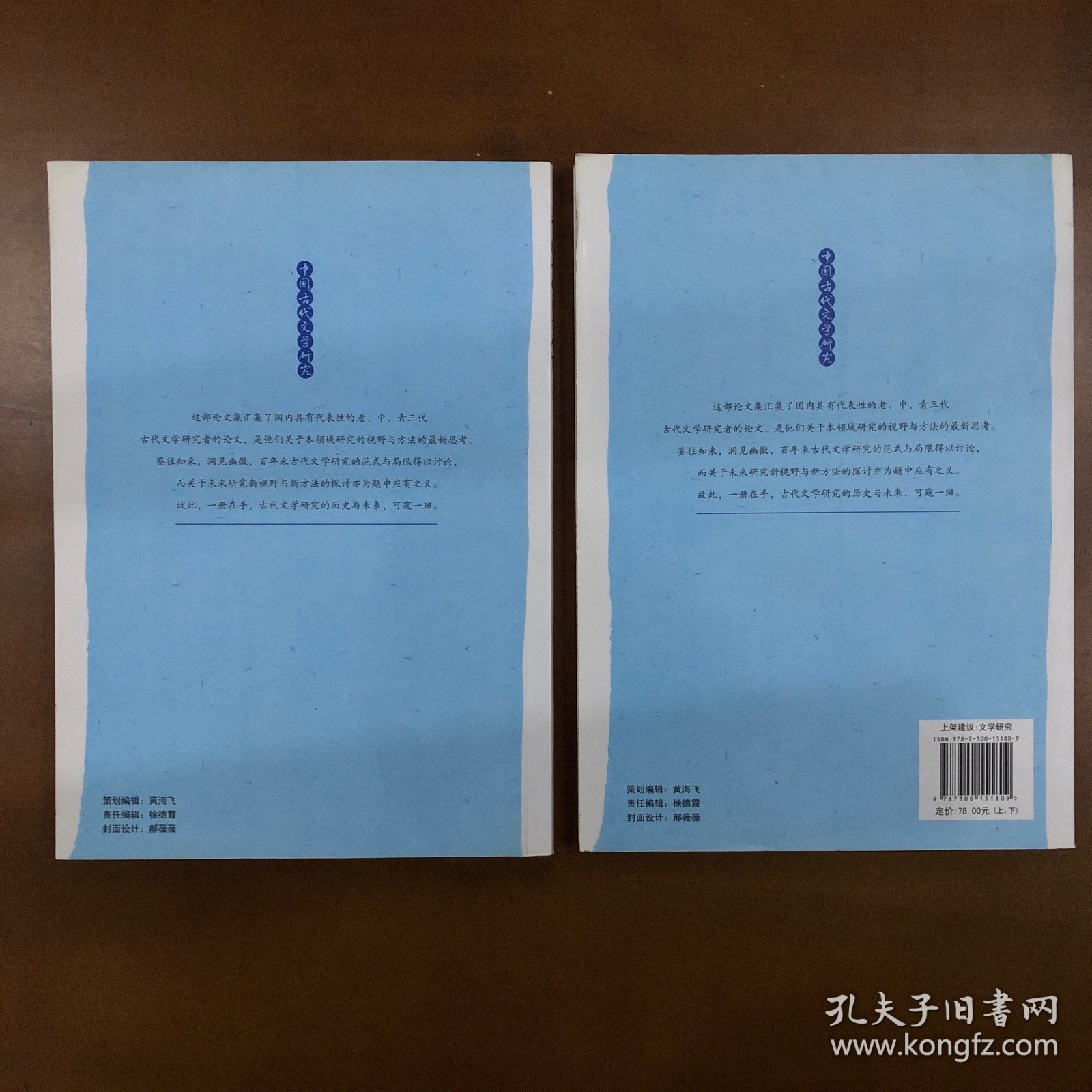 中国古代文学研究：视野与方法论集（上、下）