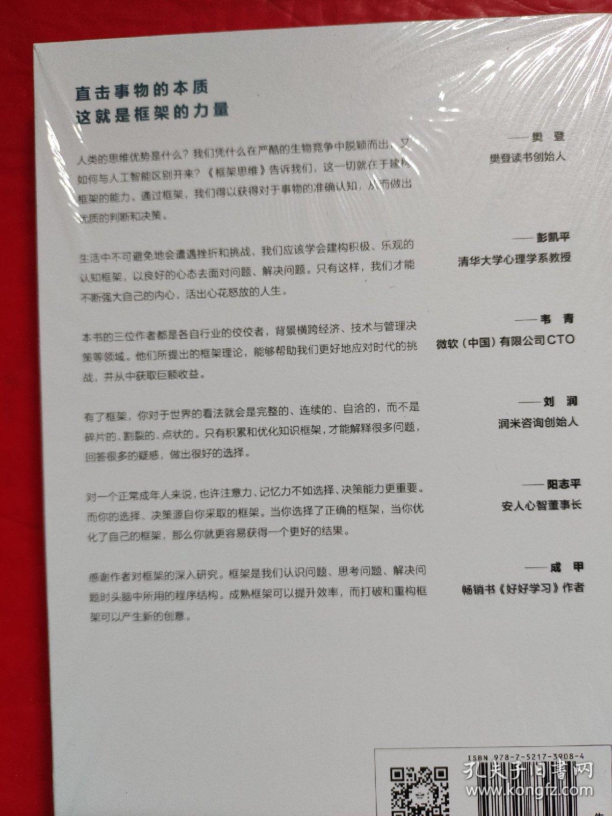 框架思维：高手做事的方法，深度思考，看清底层逻辑的思维工具