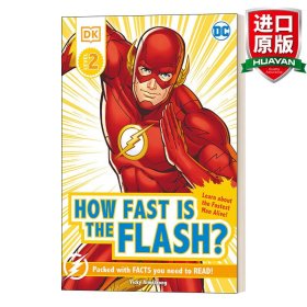 英文原版 DK Readers level 2 DC How Fast Is The Flash? 闪电有多快? 英文版 进口英语原版书籍