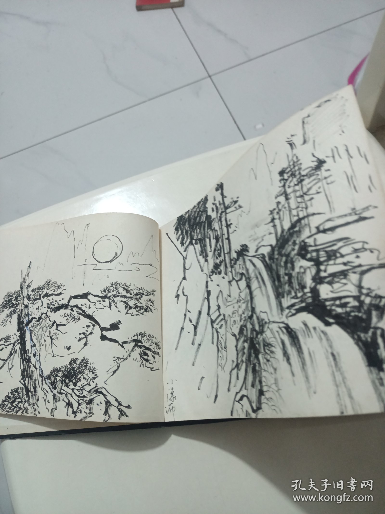 宿州画家白莲玉速写簿