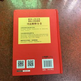 新编最高人民法院最高人民检察院司法解释全书（2021年版）