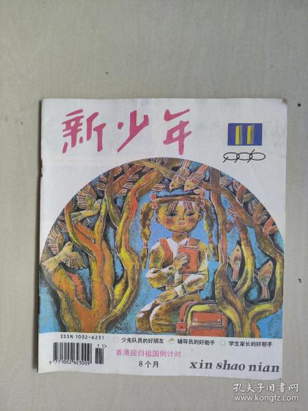 老杂志：《新少年》1996年第11期，1996.11，有连环画《农家孩子爱科学》等作品