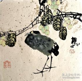 林长公国画花鸟小品358