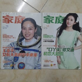 期刊：《家庭》2013年15~16期，二本合售