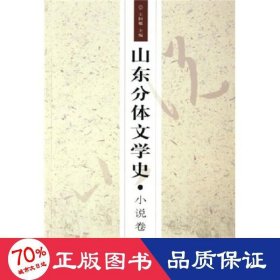 山东分体文学史(小说卷) 历史古籍 王恒展