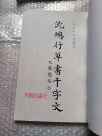 沈鹏行草书千字文 请以实物图为准！！