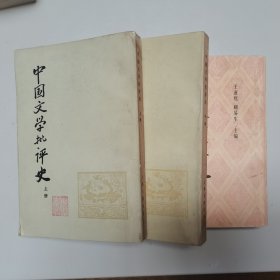 中国文学批评史 上中下三册