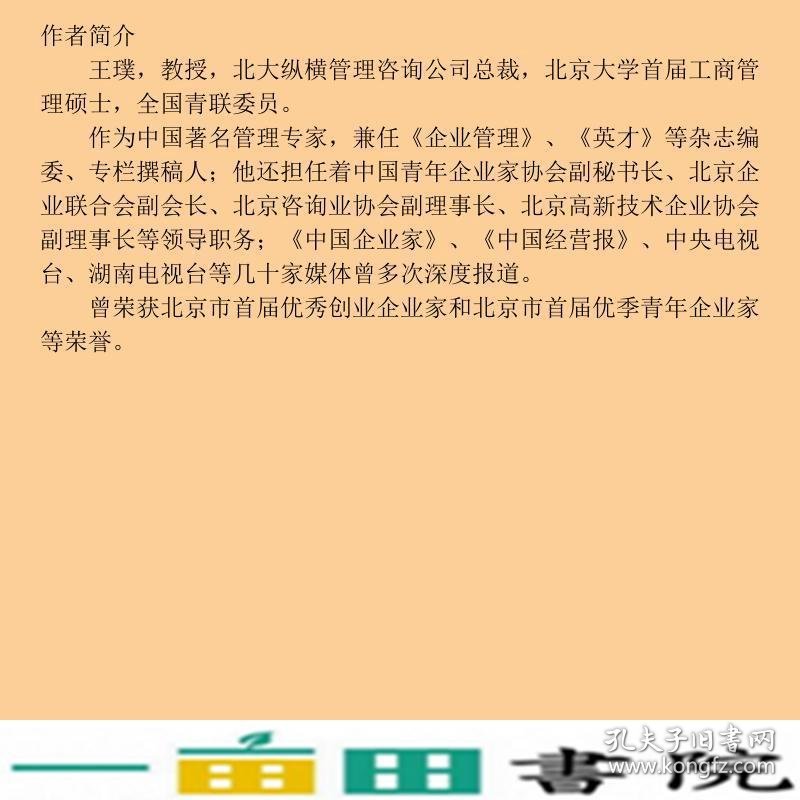 人力资源管理咨询实务王璞9787111111634