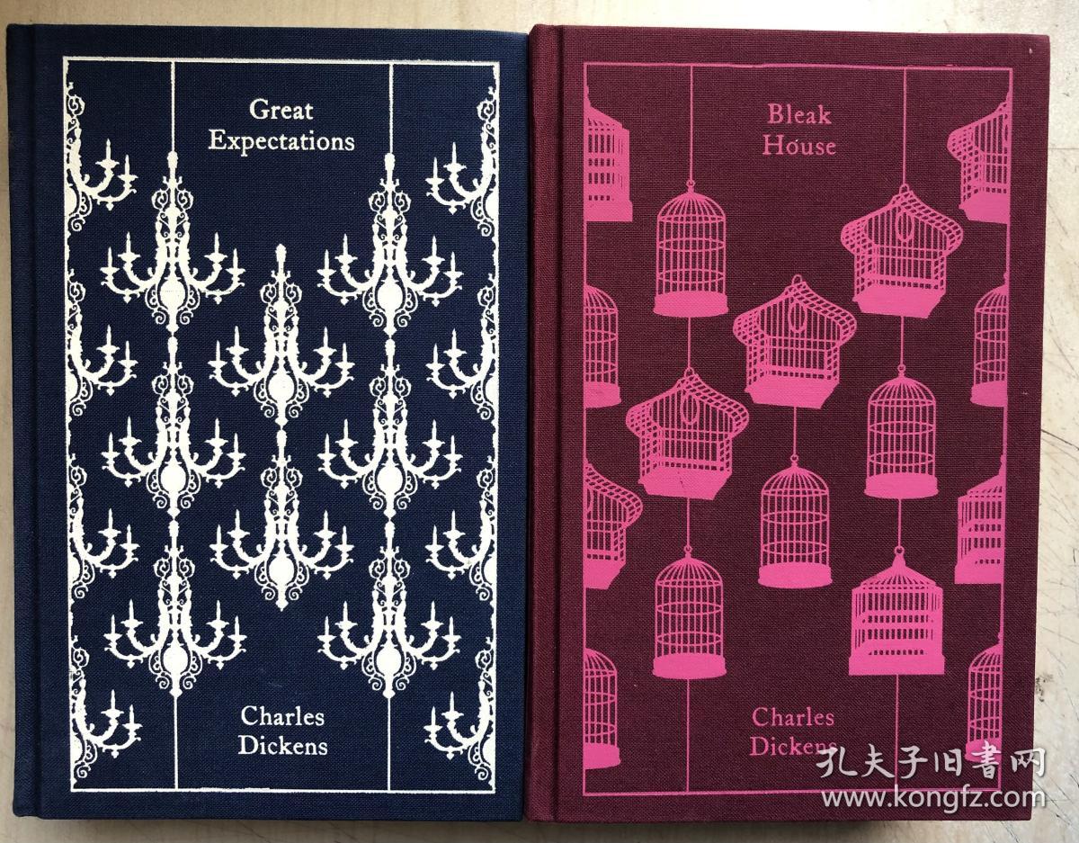 狄更斯作品集：1.Great Expectations; 2. Hard Times; 3. Bleak House; 4. A Tale of Two Cities; 5. A Christmas Carol and Other Christmas Writings 6. Oliver Twist（英文原版，企鹅版，6册合售）（32开，布面硬精装）