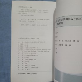 中国企业创新能力统计监测报告(2020)书内页干净品好。