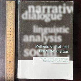 Methods of text and discourse analysis theory theories英文原版