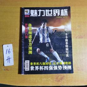 魅力世界杯2010 体育频道 独家专刊（微微磨损）