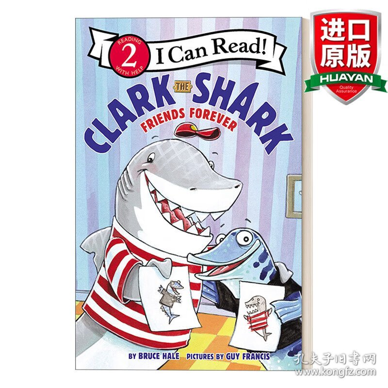 英文原版 Clark the Shark: Friends Forever 鲨鱼克拉克：永远的朋友 I Can Read Comics Level 1分级阅读儿童漫画 英文版 进口英语原版书籍