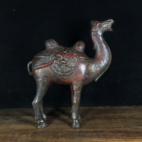纯铜骆驼摆件仿古双峰铜器摆件 收藏佳品