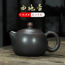 广西钦州古艺坭兴陶名家大小西施壶纯全手工原矿紫泥砂茶壶茶具