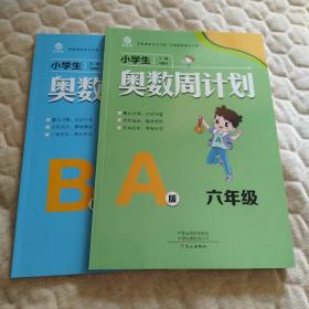 小学生奥数周计划六年级A.B版两本合售